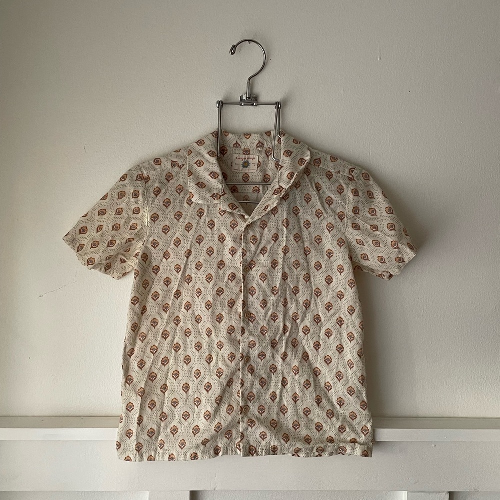 Gingersnaps Boys Button up Shirt size 6